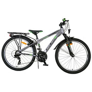 Volare Cross Fiets - 24" - Grijs - 18 versnellingen - Twee h