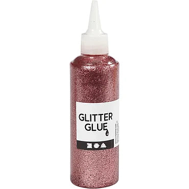 Glitterlijm Lichtroze