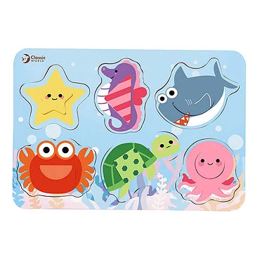 Classic World Houten Puzzel Oceaan Dieren