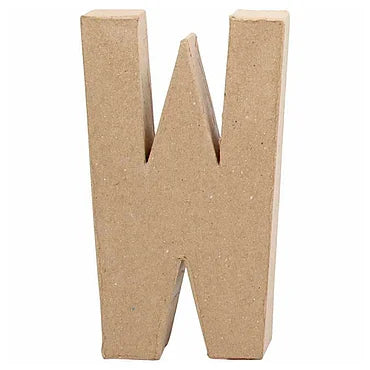 Letter Papier-maché - W
