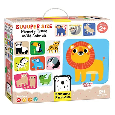 Banana Panda - Grote Memo Spel Wilde Dieren