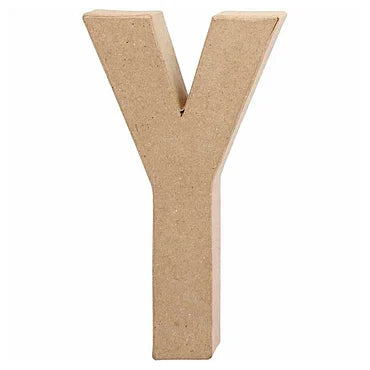 Letter Papier-maché - Y