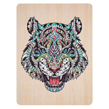 Unieke Houten Puzzel Tijger
