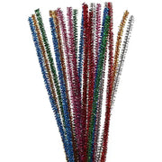 Chenilledraad Sterke Kleuren Glitter 30cm