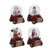 Waterbal Kerstfiguur in Auto