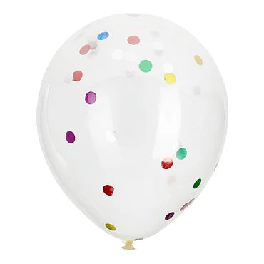 Ballonnen met Confetti Multi Kleuren