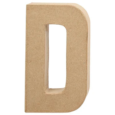 Letter Papier-maché - D