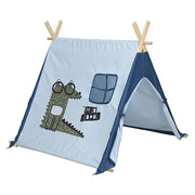 Tent Blauw met Krokodil