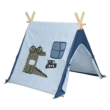 Tent Blauw met Krokodil
