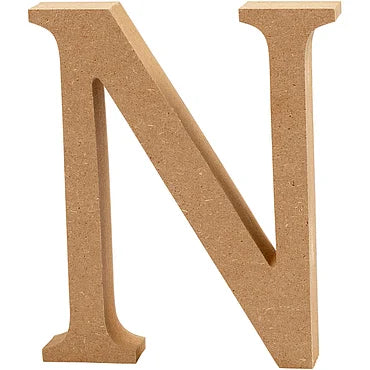 Letter N MDF 8cm