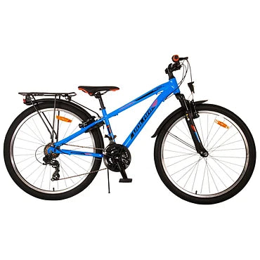 Volare Cross Fiets - 26" - Blauw - 18 versnellingen - Twee h