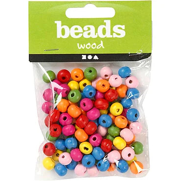 Houten Kralen Mix 8mm
