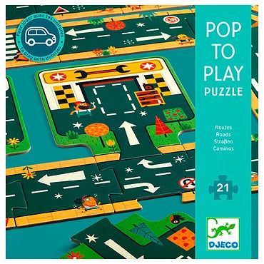 Djeco Autoweg Puzzel