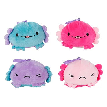 Axolotl Omkeerbare Sleutelhanger Pluche