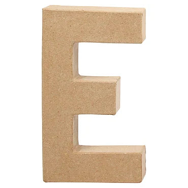 Letter Papier-maché - E