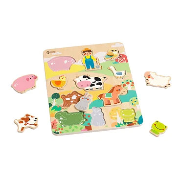 Classic World Houten Inlegpuzzel Boerderij