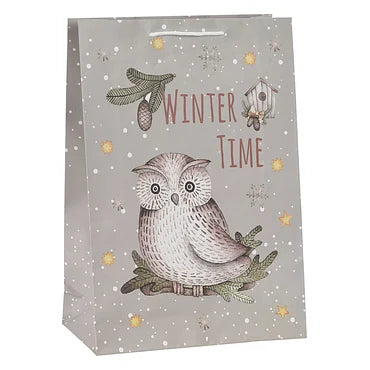 Geschenktas Winter Print