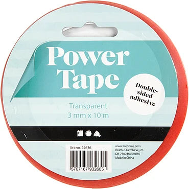 Dubbelzijdig Klevend Power Tape 3mm