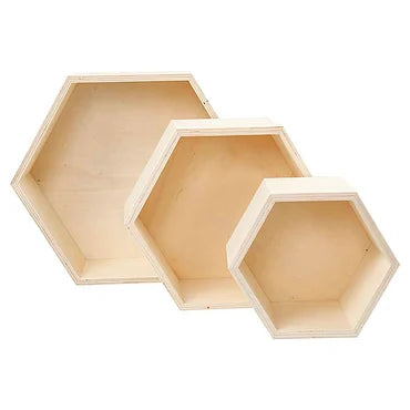 Hexagonale Showdoos