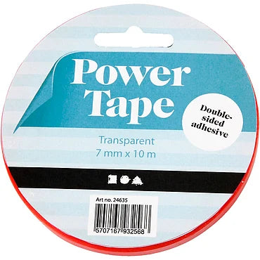Dubbelzijdig Klevend Power Tape 7mm