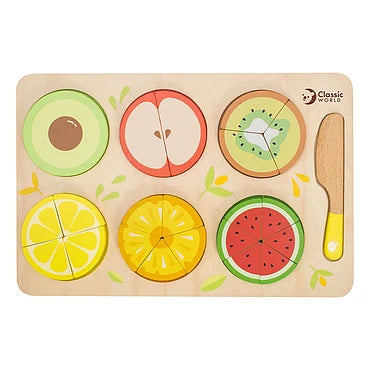 Classic World Houten Fruit Puzzel Breuken