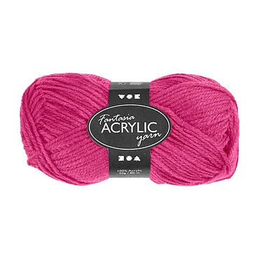 Acrylgaren Neon - Neon Roze