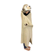 Noxxiez Knuffeldeken met Capuchon Egel