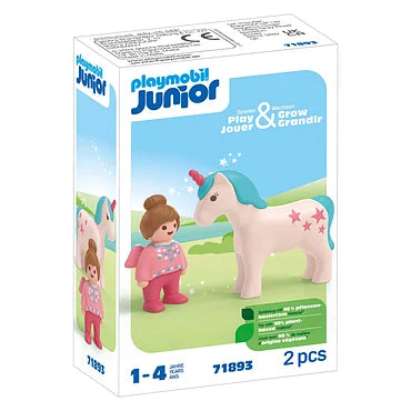 Playmobil Junior Eenhoorn met Speelfiguur - 71893