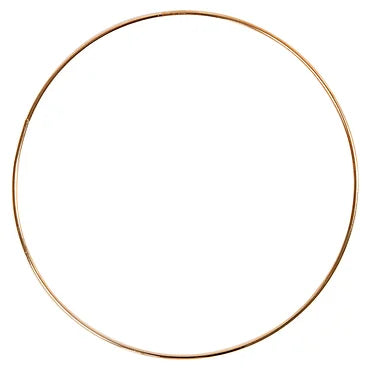 Metalen Draadring Goud
