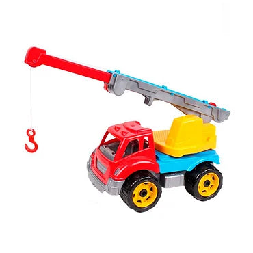 Sun Fun Kraanwagen Rood Geel