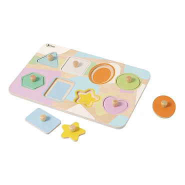 Classic World Houten Noppelpuzzel Vormen