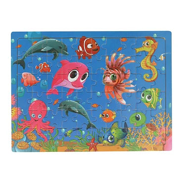 Houten Legpuzzel Zeedieren