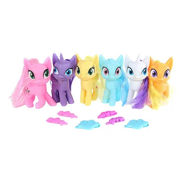 Unicorn Figuur met Haar en Draaibaar Hoofd met Accessoires