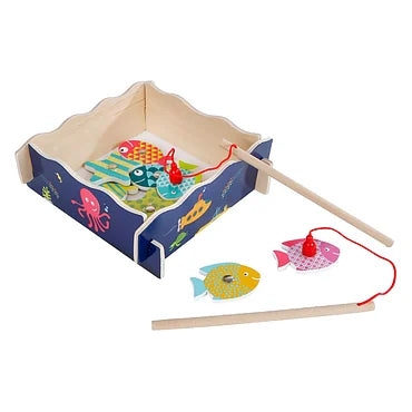 Houten Magnetisch Visspel