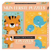 Mijn Eerste Puzzels - Tijger & lachende walvissen
