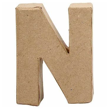 Letter Papier-maché - N