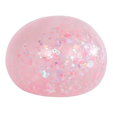 Glamour Mega Squeeze Knijpbal Bloem en Glitter