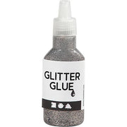Glitterlijm Zilver