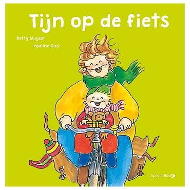 Tijn op de fiets