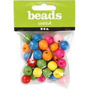 Houten Kralen Mix 12mm