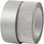 Masking Tape Zilver 2m
