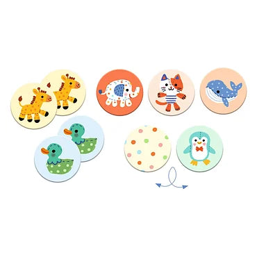 Djeco Knuffels Memospel