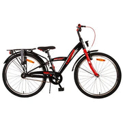Volare Thombike Fiets - 24 inch - Zwart Rood