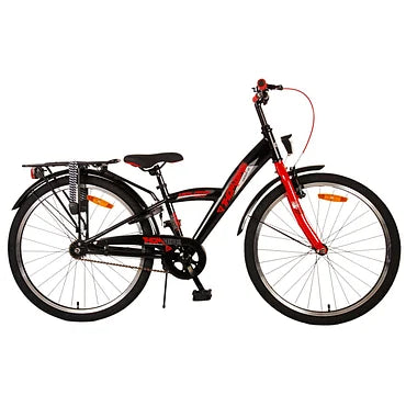 Volare Thombike Fiets - 24 inch - Zwart Rood