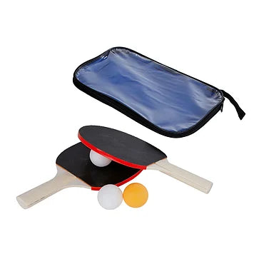 Tafeltennisset 2 Bats en 3 ballen in Tas