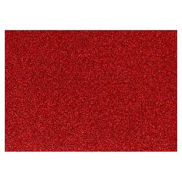 Opstrijkfolie Glitter Rood