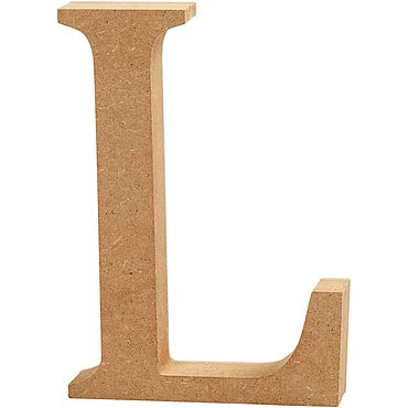 Letter L MDF 13cm