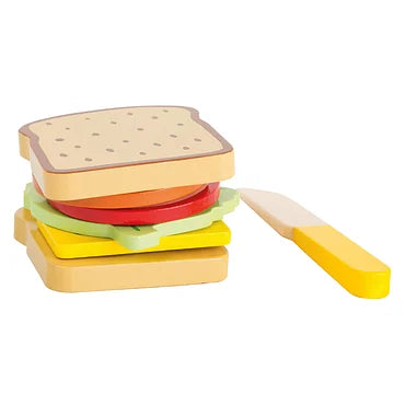 Small Foot - Houten Speeleten Sandwich met Bestek