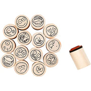 Deco Art Stempels Lachgezicht