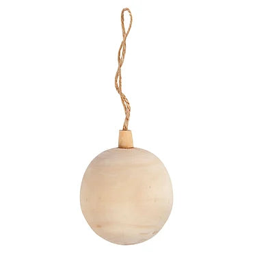 Kerstbal Hanger Hout